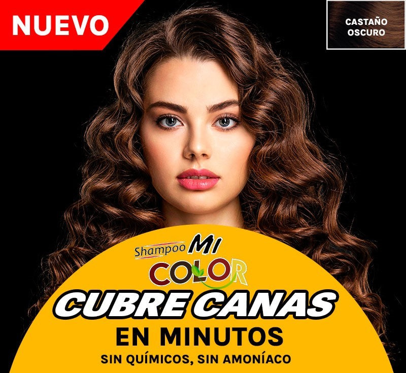 Shampoo Cubre Canas - Castaño