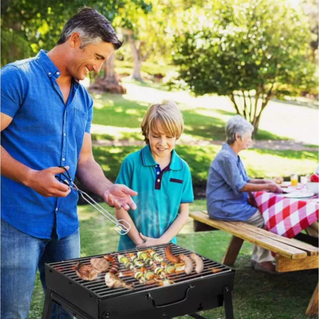 ASADOR PORTÁTIL AL CARBÓN - Parrilla Plegable