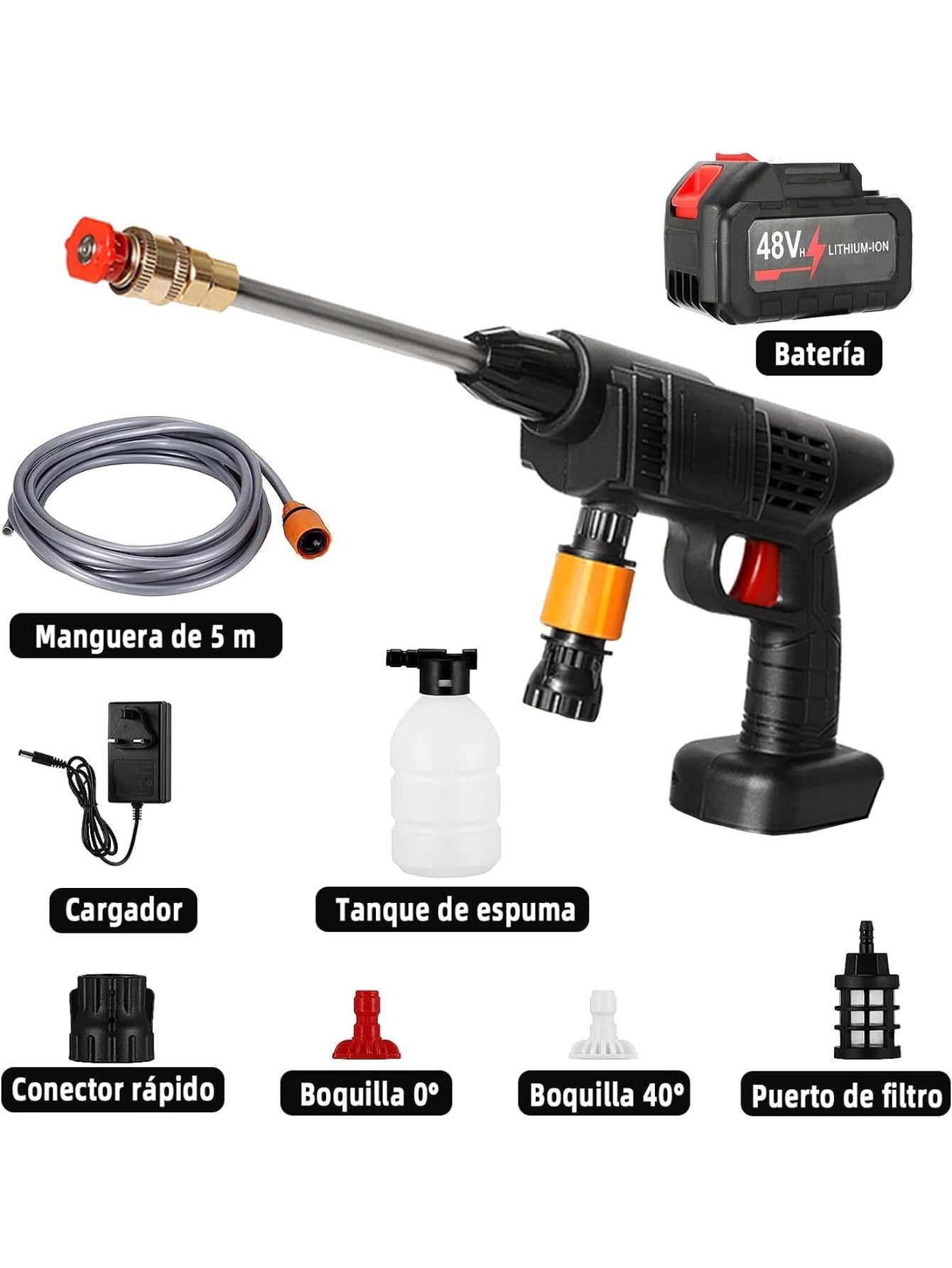 HIDROLAVADORA PORTÁTIL DE ALTA PRESIÓN