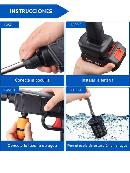 HIDROLAVADORA PORTÁTIL DE ALTA PRESIÓN