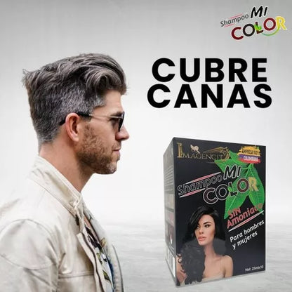 SHAMPOO CUBRE CANAS  NEGRO